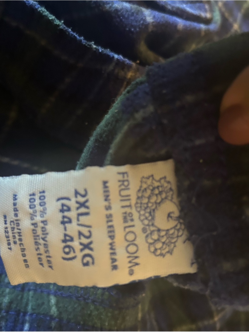 Mixed Plaid Flannel Lounge Pants - Assorted Colors size XL - Picture 11 of 11